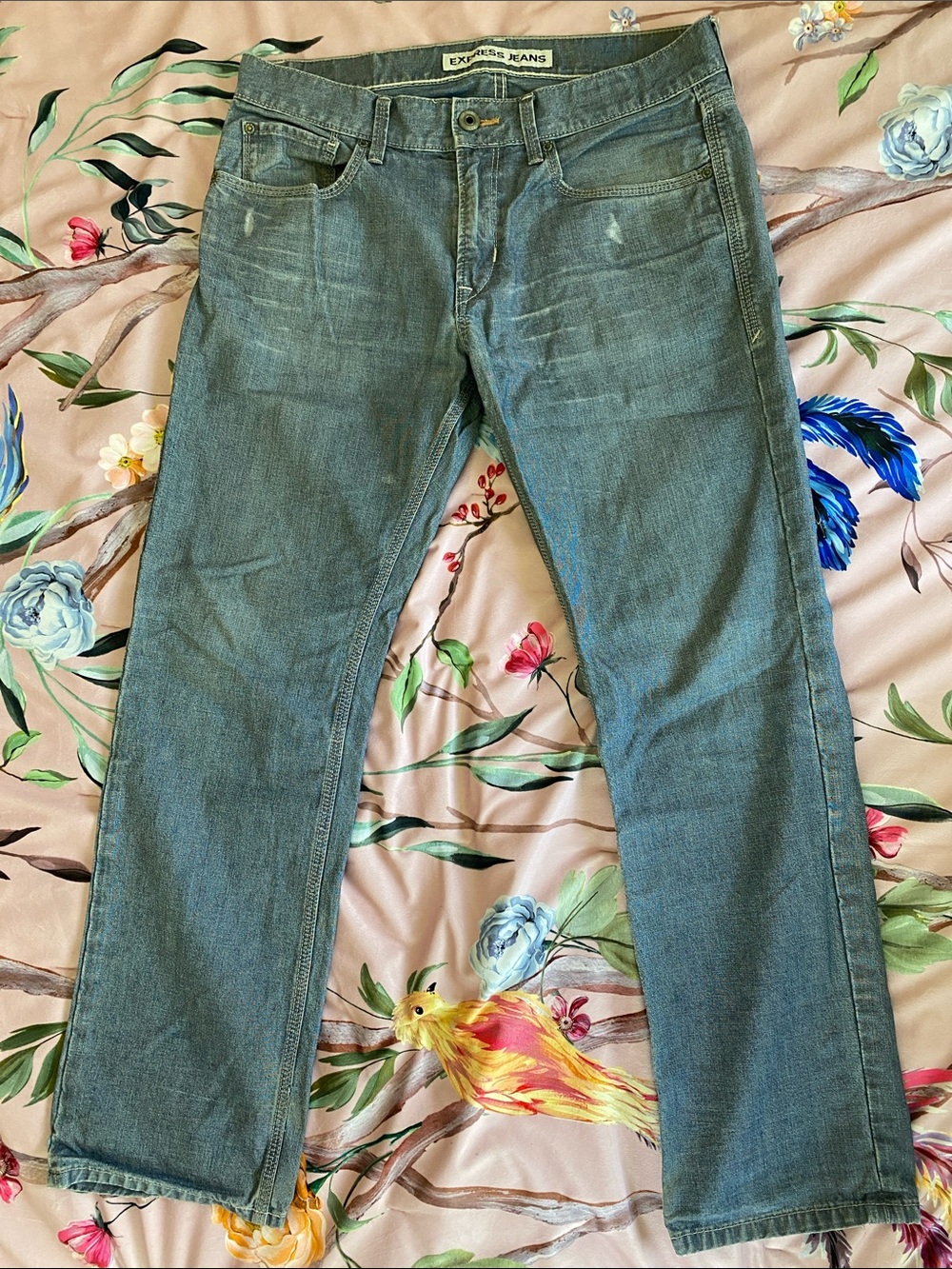 100% Cotton Express Men’s Rocco Slim Fit Straight Leg Jeans 32x30